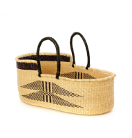 High Quality Eco-Friendly Seagrass Baby Changing Basket Beautiful Basket With Safety Belt For Newborns From Vietnam