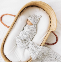 High Quality Eco-Friendly Seagrass Baby Changing Basket Beautiful Basket With Safety Belt For Newborns From Vietnam