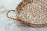 Premium Handwoven Seagrass Baby Changing Basket Eco-Friendly &amp;amp; Durable From Vietnam