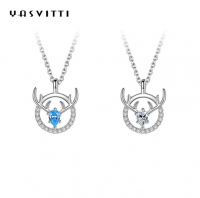 Christmas Promotion Jewelry Gift Antler Pendant