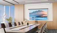 Motorized Floating Projection Screen