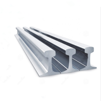 China Manufacturer Steel Rail Q55 UIC54/UIC60 900A/U71Mn high Speed Heavy Rail Light Rail