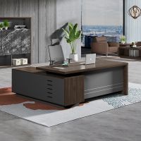 Luxury L Shaped executive ceo desk