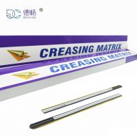 Plastic Reverse Creasing Matrix For Die Cutting Adhesive PVC Based