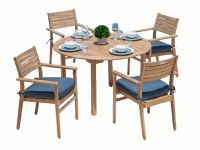 Savana dining chair set | Artha Jati Indonesia Furniture Manufacturer