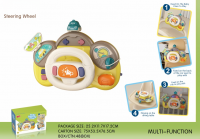 Baby Driving Simulator Toy,Early Learning Baby Steering Wheel,Crib Steering Wheel Toy for Toddlers,Activity Toy for Babies 0-18 Months