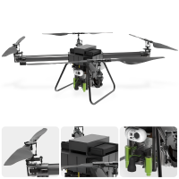 Four axis drone aerial measurement military safety aerial monitoring drone throwing