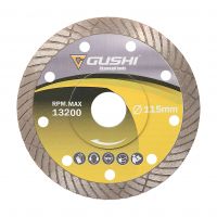 High Performance GUSHI Tools 115/125mm Rip Diamond Saw Blade for cutting ceramic tile granite