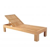 Teak Daybed Swimming Pool Sun Loungers Beach Hotel Teak Chaise Lounge