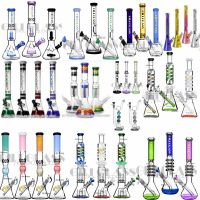 Beaker base Dab Rigs Hookahs Glass Bongs Smoke Water Pipes Dowsntem Perc Chicha Da Rigs Bubbler With 14mm Bowl