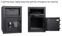 Depository safe with electronic lock