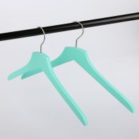 Wooden hanger Tiffany blue fashion trend personalized high-end adult hanger home solid wood hanger