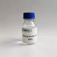 Dyeing acetic acid