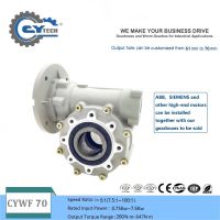 CHENYUE Large Output Bore Worm Gearbox CYWF 70 Input 35mm Output 70mm Ratio 5:1/100:1 Torque 200-647N.m Engine 7.5Kw Free Maintenance