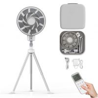 JIXIN Tripod Outdoor/Indoor Fan Remote Control Low Voltage Fan