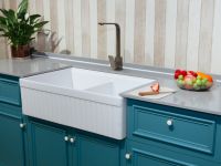 Ceramic Kitchen Sink-Large Double-slot
