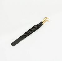 90 Degree Gold Volume Tweezers--boot