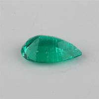 Colombia Color Pear Cut Lab Grown Emerald