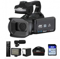 Ultra HD digital video camera photo and video all-in-one 4K 64 million pixels 18X zoom