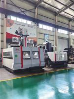 Crane type five axis machine