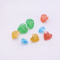 Manufacturer&#039;s new 5A heart-shaped zircon explosive stone artificial gemstone Manufacturer&#039;s new 5A heart-shaped zircon explosive stone artificial gemstone love shaped ice flower bare stone multi-color and multi-size ice flower bare stone multi-