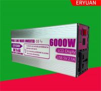 ERYUAN hot inverter 6000W12V/24V to 220V double voltage universal backup power supply