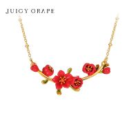 ORIGINAL DESIGN BEGONIA FLOWER COLLARBONE NECKLACE