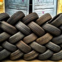 Schreded Recycle Car Tires scrap