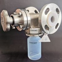 1&quot; PFA Lined Inline Sampling Valve with Matching PFA Sampling Bottle Corrosion Resistance and High Cleanliness T Type Sampling System