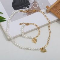 Leaf Pendant Collarbone Chain, Women'