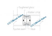 Glass Partition&iuml;&frac14;šHidden Frame