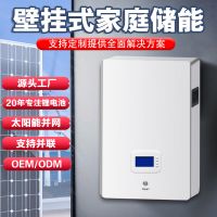 Household wall-mounted solar photovoltaic household energy storage lithium battery 48v100ah lithium iron phosphate Energy storage power supply