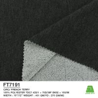 French Terry Melange Knitted Fabric