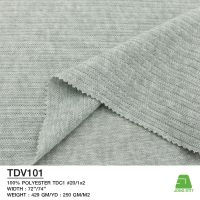 Rib Melange Knitted Fabric