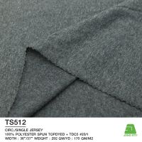 Single Jersey Melange Knitted Fabric