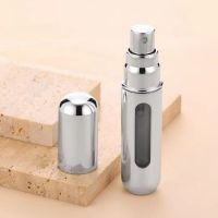 travel 5ml portable mini refillable perfume atomizer bottle with metal sprayer cap