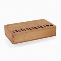 Mini Desk & Pen Organizer with Drawer - Cherry