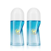 50ml Clear Glass Roller Bottles Frosted Roll-On Deodorant Bottles 30ml Empty Refillable Travel DIY Rollerball Bottles