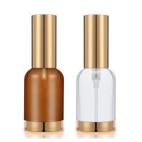 30ml Bottoming Bottle Plant Essential Oil Bottle Yunshan Medicinal Essential Oil Press spray Brown Split Bottle