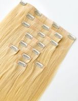 Seamless Clip-in Extension, real human hair clips