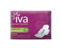 Female Sanitary Napkins IVA Ultra Thin Extra Long 320mm ( Sanitary Pads ) Tri Fold