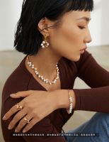 Sterling Silver Natural Freshwater Baroque Pearl