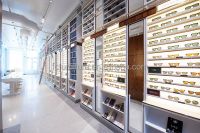 Functional optical shop counter design for optical shop decoration glasses display shop showcase