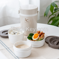 3TIER STAINLESS INSULATED LUNCH FOOD JAR