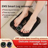 Hot Sale Best EMS Bioelectric Acupoints Stimulator Massage Electric Tens Vibrator USB Rechargeable Portable Muscle Stimulator Ems Foot Massager Machine Foot Massage Pad with Remote Control High Quality