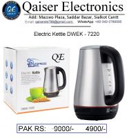 Qaiser Electronics Custom Electric Kettle 1.7 Liter Stainless Steel Jug