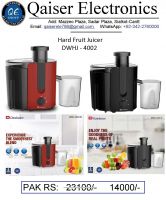 Qaiser Electronics Hard Fruit Juicer DWHJ-4002 Kitchen Appliance Juicer