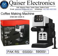 Qaiser Electronics Coffee Making Machine DWCM-5304 x Kitchen Appliance Juicer