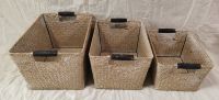 Seagrass Storage Rectange Baskets With Handel