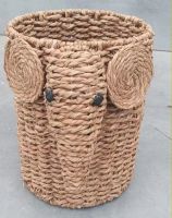Water Hyacinth Storage Round Elephant Basket